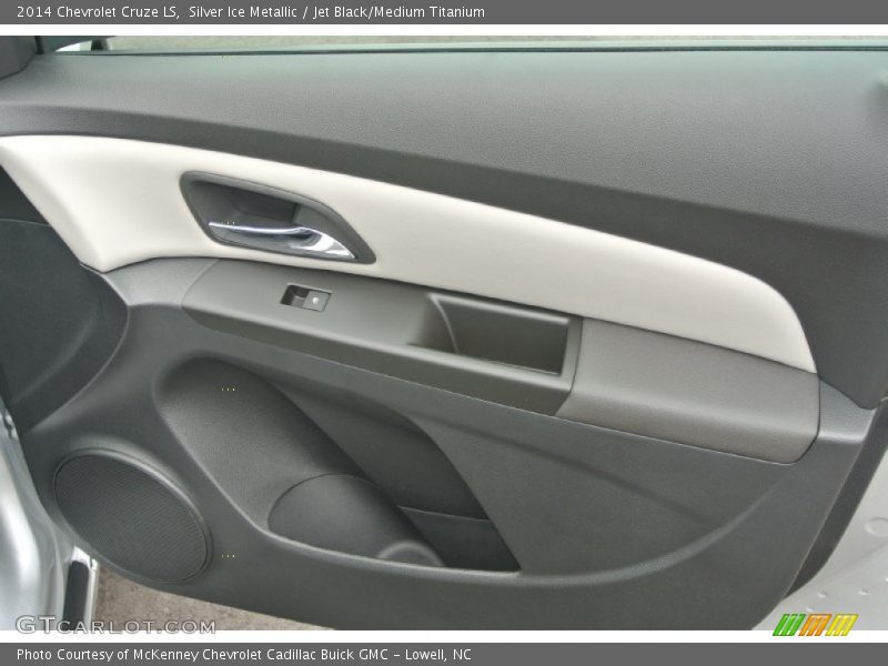 Silver Ice Metallic / Jet Black/Medium Titanium 2014 Chevrolet Cruze LS