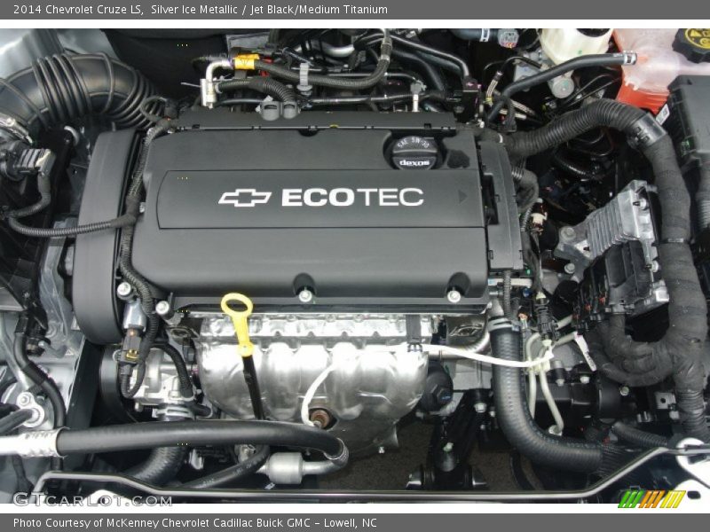 Silver Ice Metallic / Jet Black/Medium Titanium 2014 Chevrolet Cruze LS