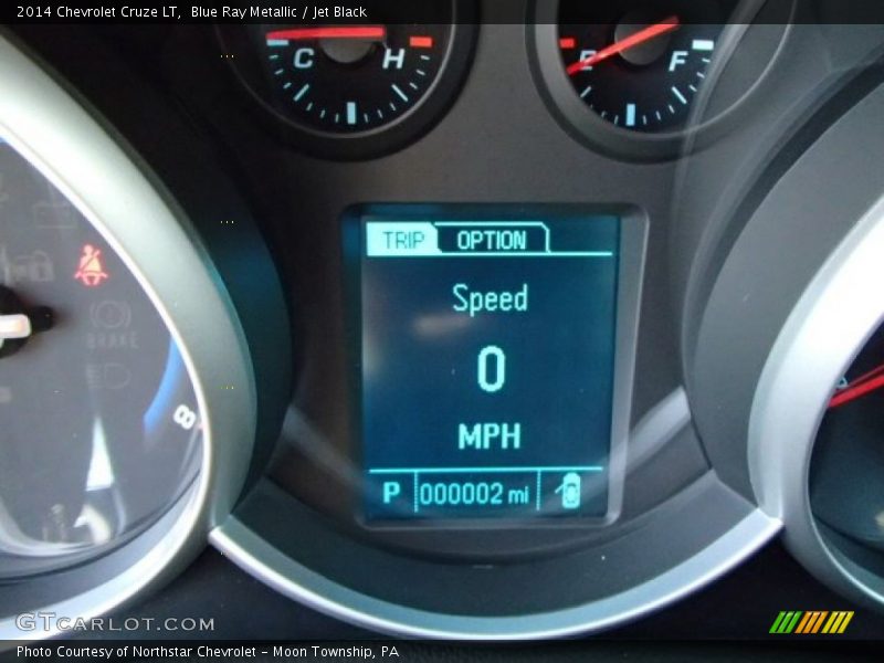 Blue Ray Metallic / Jet Black 2014 Chevrolet Cruze LT