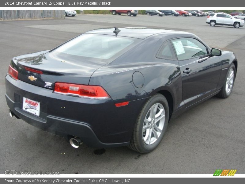 Blue Ray Metallic / Black 2014 Chevrolet Camaro LS Coupe
