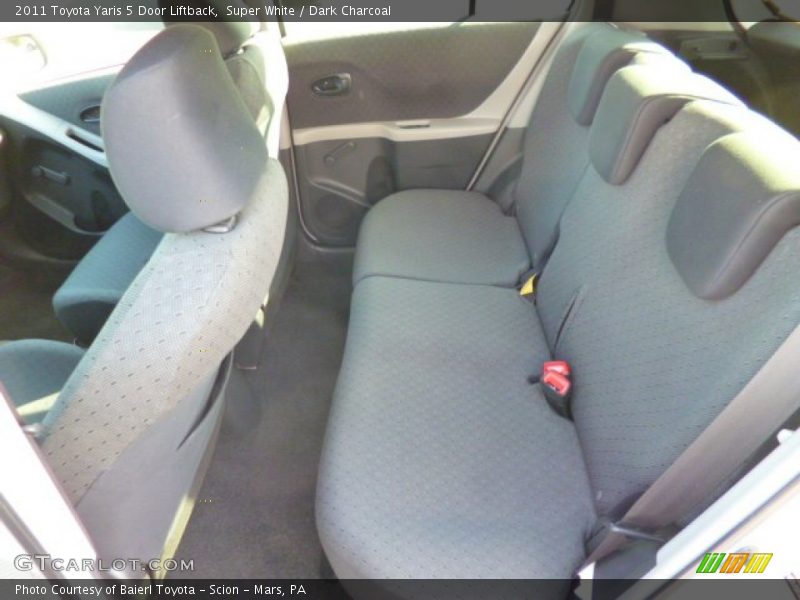 Super White / Dark Charcoal 2011 Toyota Yaris 5 Door Liftback