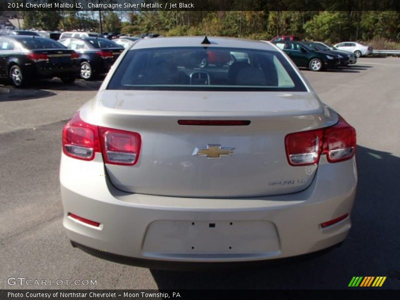 Champagne Silver Metallic / Jet Black 2014 Chevrolet Malibu LS