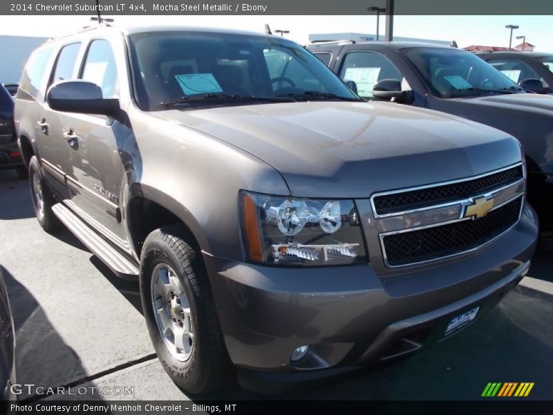 Mocha Steel Metallic / Ebony 2014 Chevrolet Suburban LT 4x4