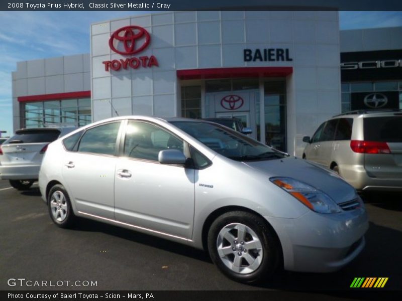 Classic Silver Metallic / Gray 2008 Toyota Prius Hybrid