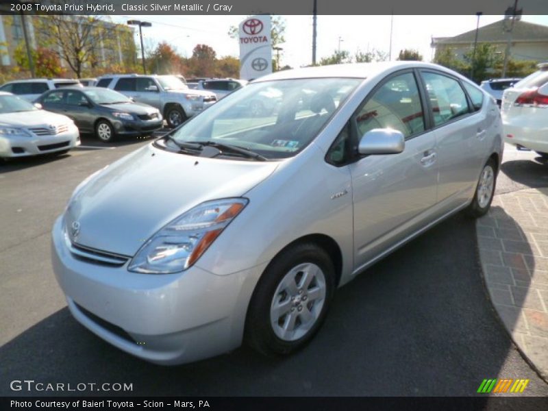 Classic Silver Metallic / Gray 2008 Toyota Prius Hybrid