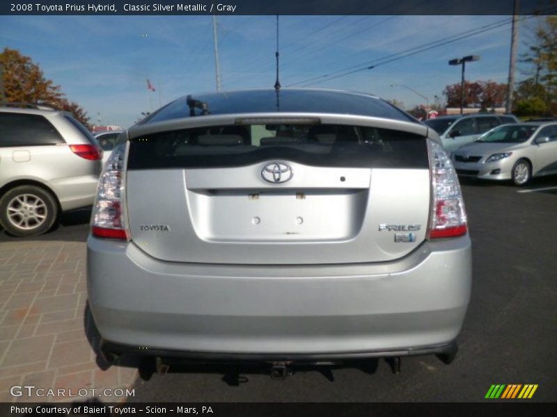 Classic Silver Metallic / Gray 2008 Toyota Prius Hybrid