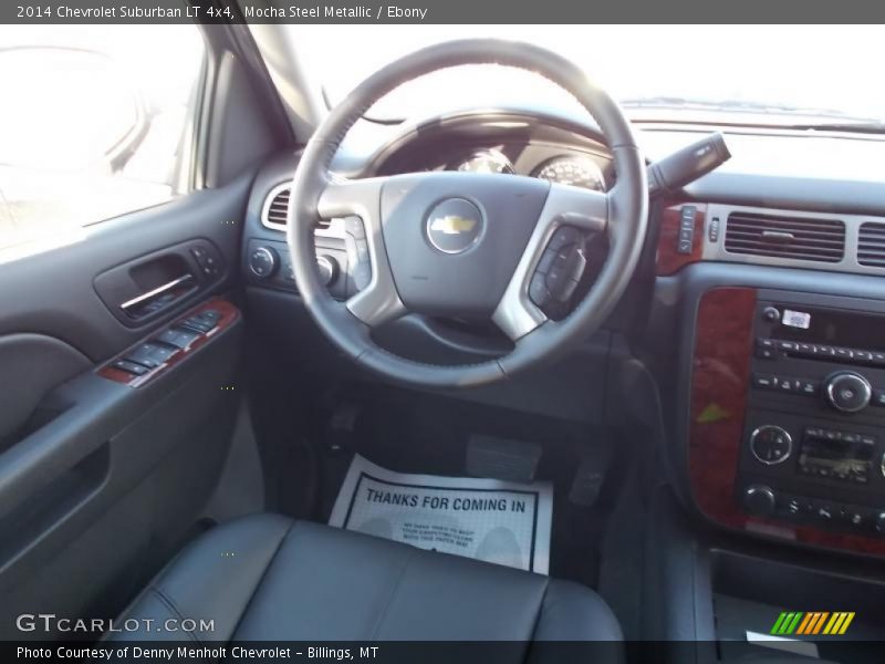 Mocha Steel Metallic / Ebony 2014 Chevrolet Suburban LT 4x4