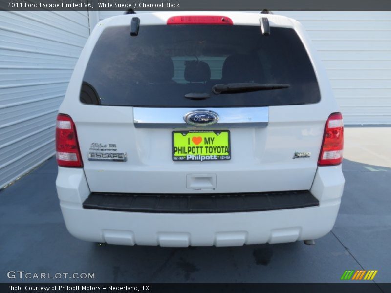 White Suede / Charcoal Black 2011 Ford Escape Limited V6