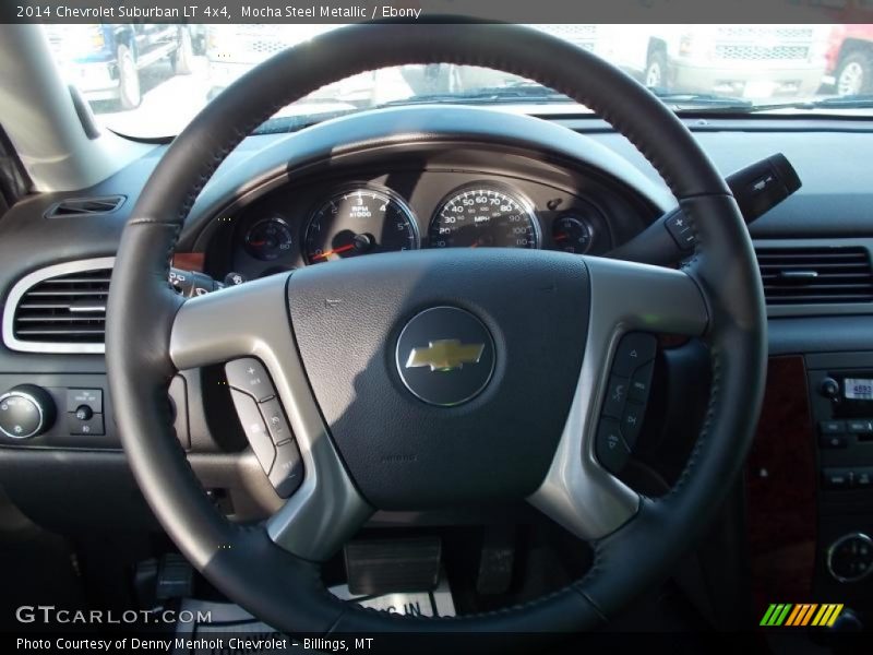 Mocha Steel Metallic / Ebony 2014 Chevrolet Suburban LT 4x4