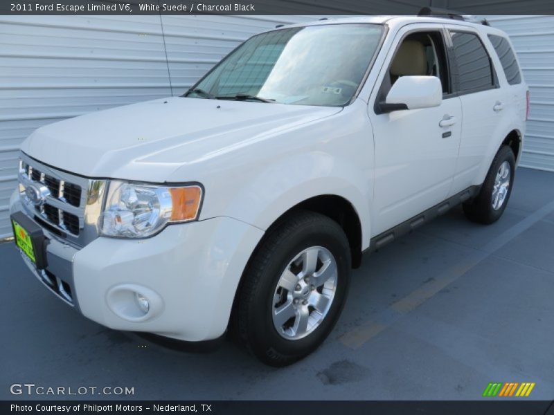 White Suede / Charcoal Black 2011 Ford Escape Limited V6