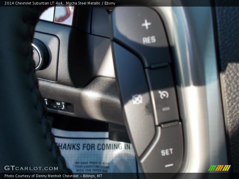 Mocha Steel Metallic / Ebony 2014 Chevrolet Suburban LT 4x4