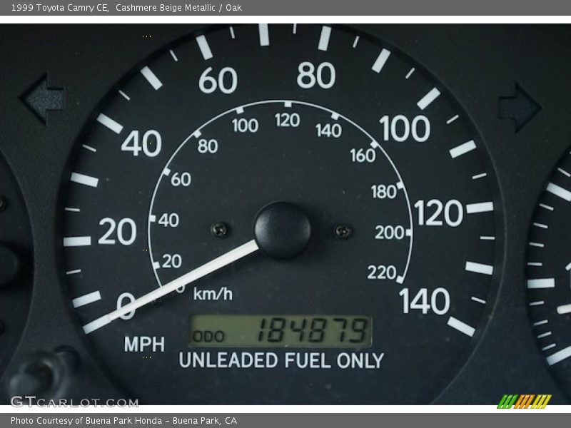 Cashmere Beige Metallic / Oak 1999 Toyota Camry CE