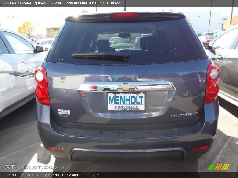 Atlantis Blue Metallic / Jet Black 2014 Chevrolet Equinox LTZ AWD