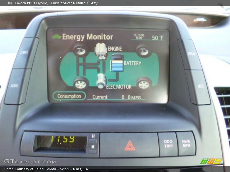 Classic Silver Metallic / Gray 2008 Toyota Prius Hybrid