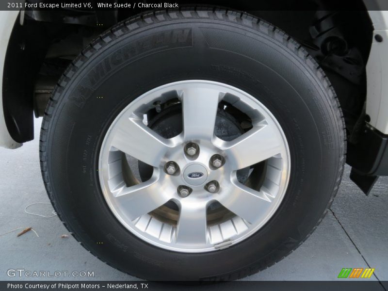 White Suede / Charcoal Black 2011 Ford Escape Limited V6