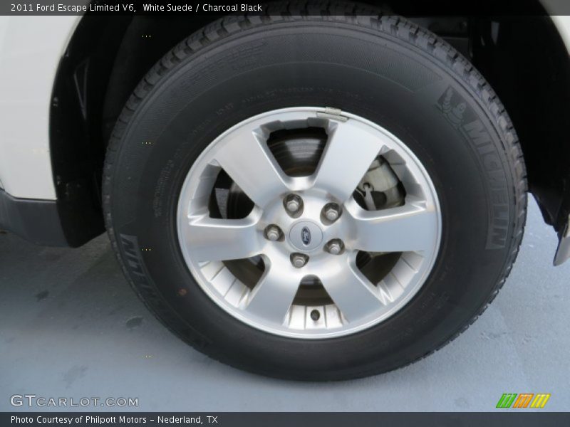 White Suede / Charcoal Black 2011 Ford Escape Limited V6