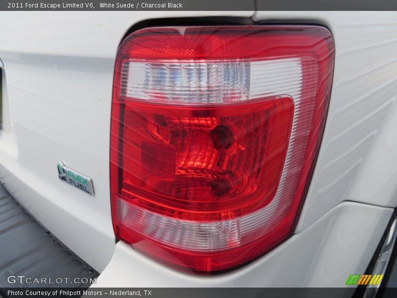 White Suede / Charcoal Black 2011 Ford Escape Limited V6