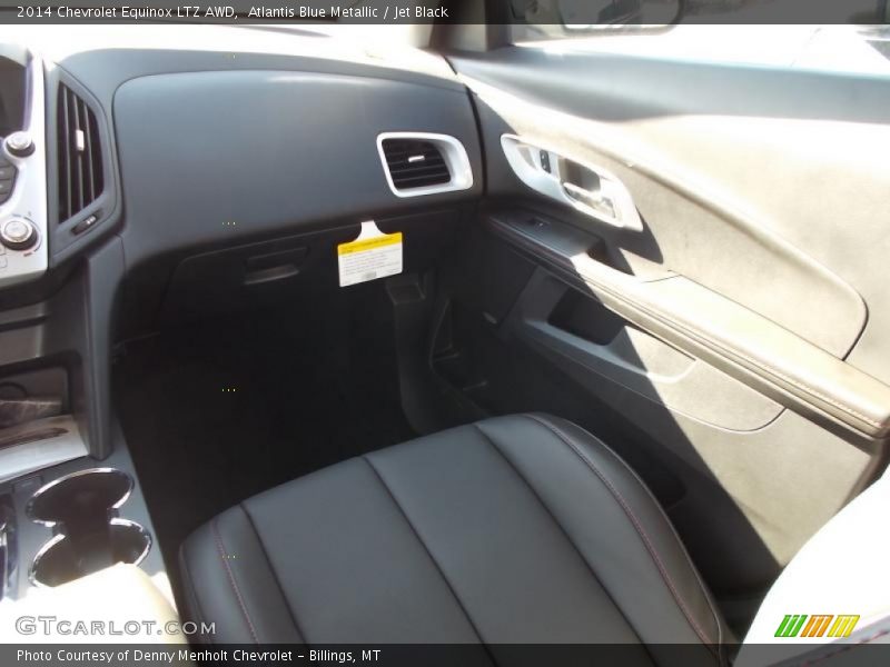 Atlantis Blue Metallic / Jet Black 2014 Chevrolet Equinox LTZ AWD