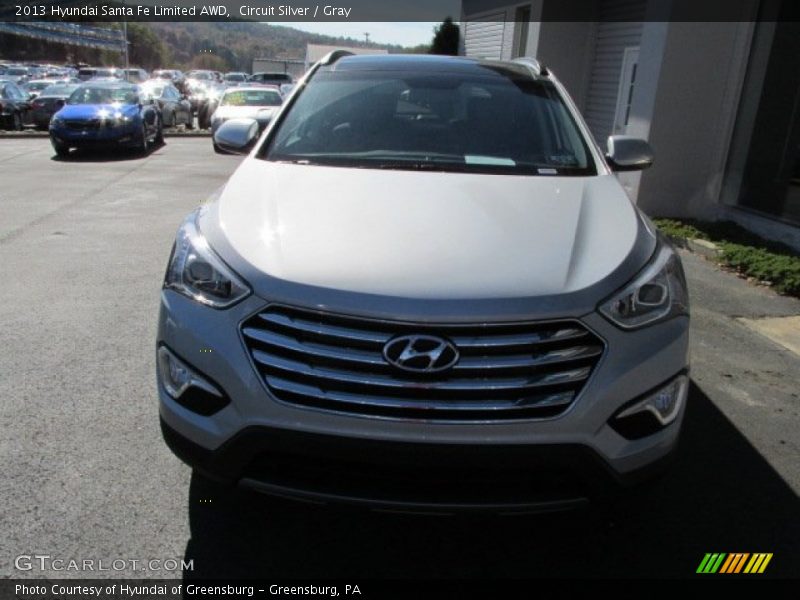 Circuit Silver / Gray 2013 Hyundai Santa Fe Limited AWD