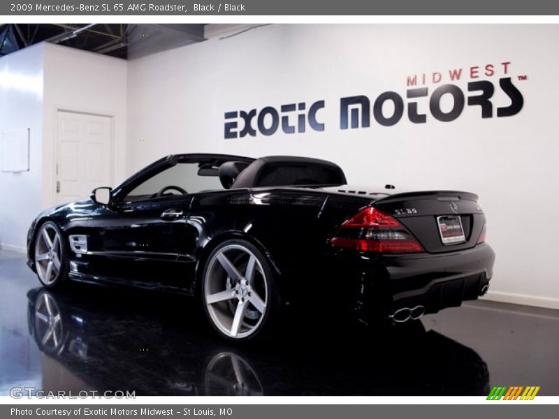 Black / Black 2009 Mercedes-Benz SL 65 AMG Roadster