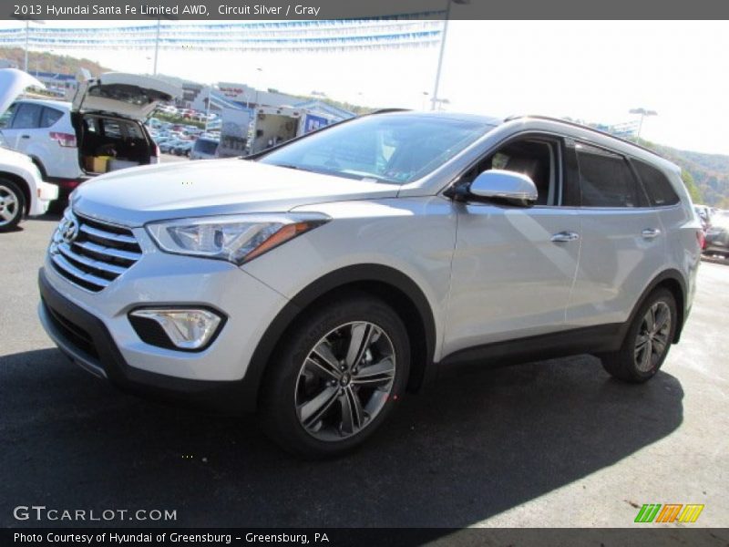 Circuit Silver / Gray 2013 Hyundai Santa Fe Limited AWD