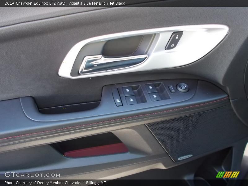 Atlantis Blue Metallic / Jet Black 2014 Chevrolet Equinox LTZ AWD
