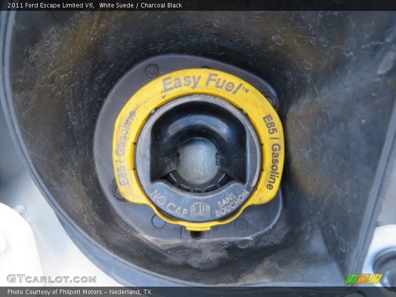 White Suede / Charcoal Black 2011 Ford Escape Limited V6