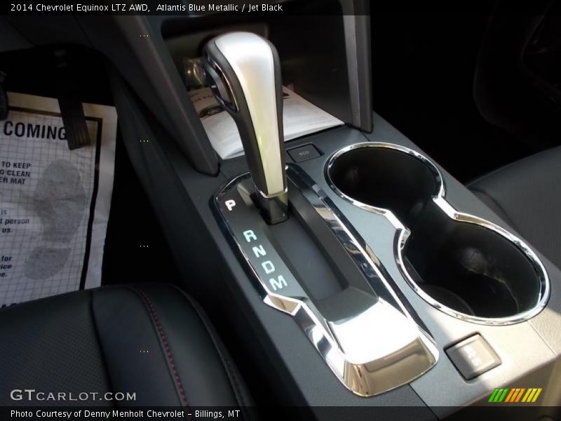 Atlantis Blue Metallic / Jet Black 2014 Chevrolet Equinox LTZ AWD