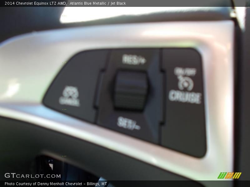 Atlantis Blue Metallic / Jet Black 2014 Chevrolet Equinox LTZ AWD