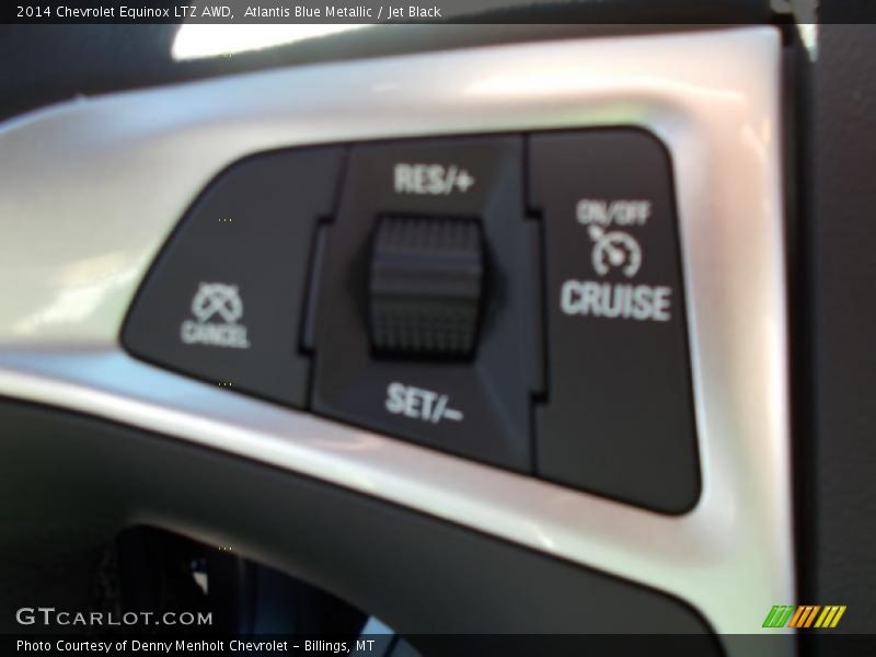 Atlantis Blue Metallic / Jet Black 2014 Chevrolet Equinox LTZ AWD