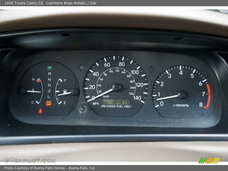 Cashmere Beige Metallic / Oak 1999 Toyota Camry CE