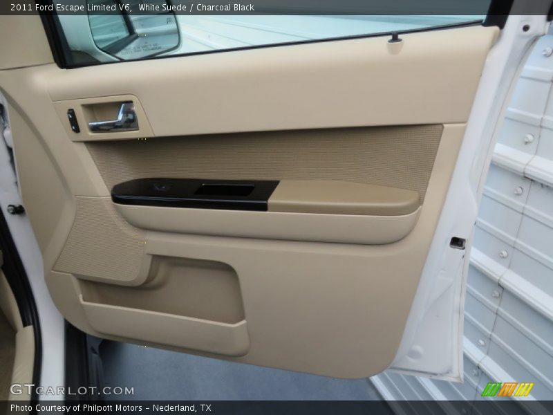 White Suede / Charcoal Black 2011 Ford Escape Limited V6