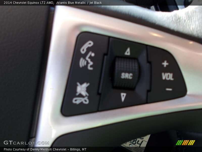 Atlantis Blue Metallic / Jet Black 2014 Chevrolet Equinox LTZ AWD