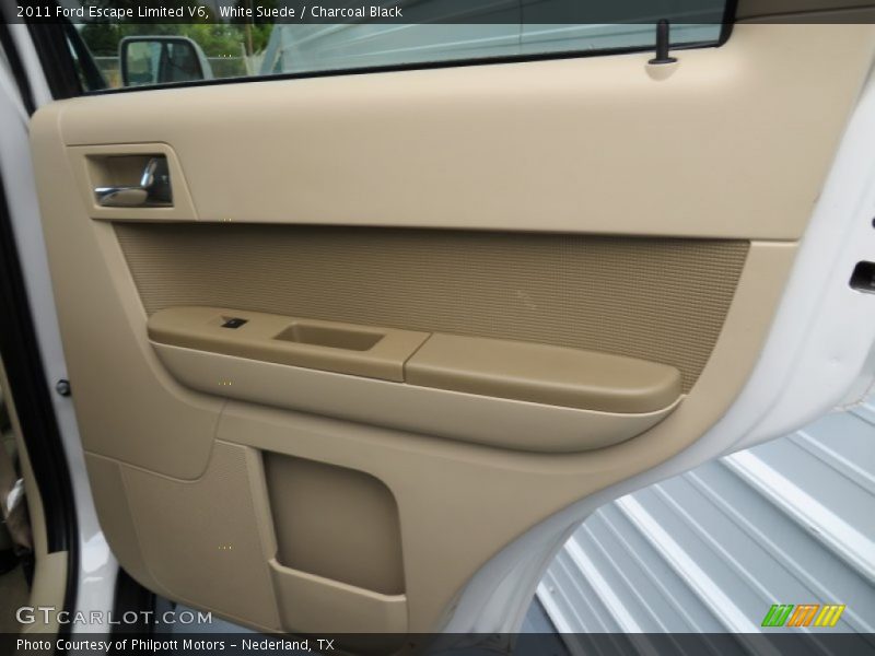 White Suede / Charcoal Black 2011 Ford Escape Limited V6