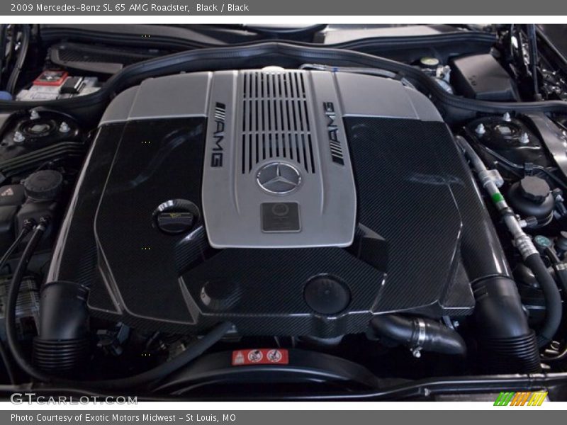  2009 SL 65 AMG Roadster Engine - 6.0 Liter AMG Twin-Turbocharged SOHC 36-Valve V12