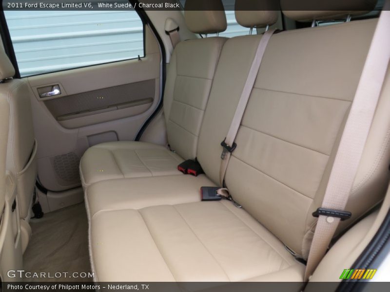 White Suede / Charcoal Black 2011 Ford Escape Limited V6