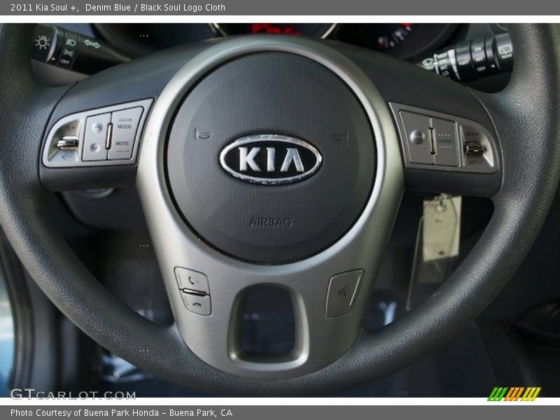 Denim Blue / Black Soul Logo Cloth 2011 Kia Soul +