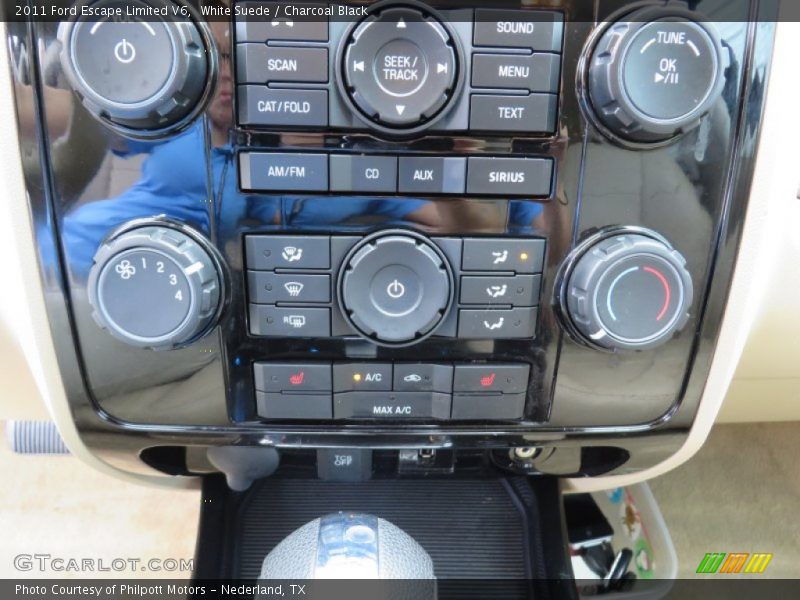 White Suede / Charcoal Black 2011 Ford Escape Limited V6