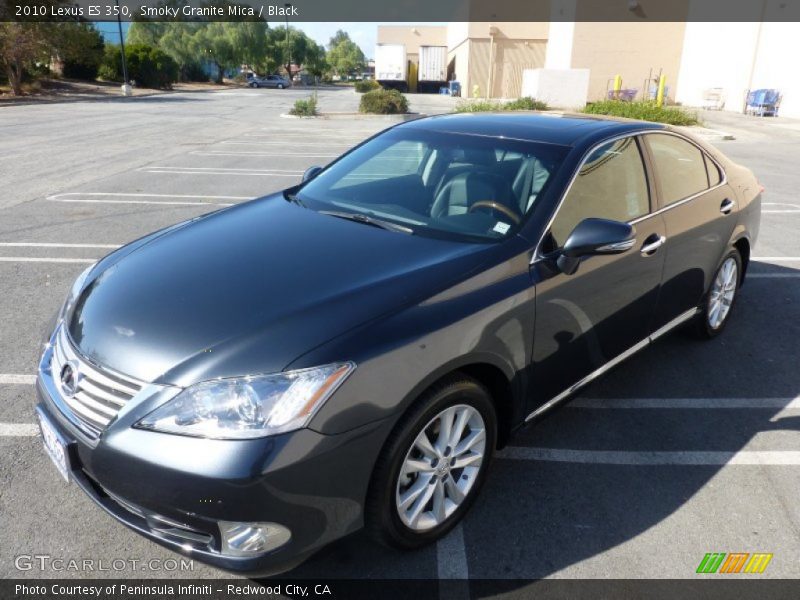 Smoky Granite Mica / Black 2010 Lexus ES 350