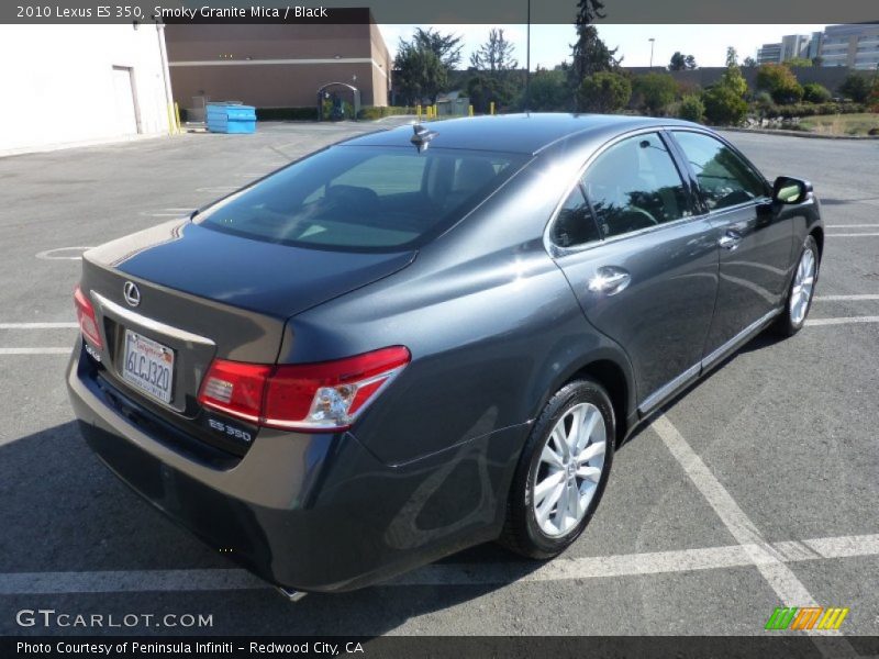 Smoky Granite Mica / Black 2010 Lexus ES 350