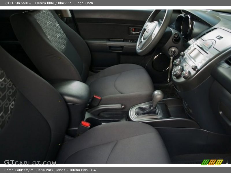 Denim Blue / Black Soul Logo Cloth 2011 Kia Soul +