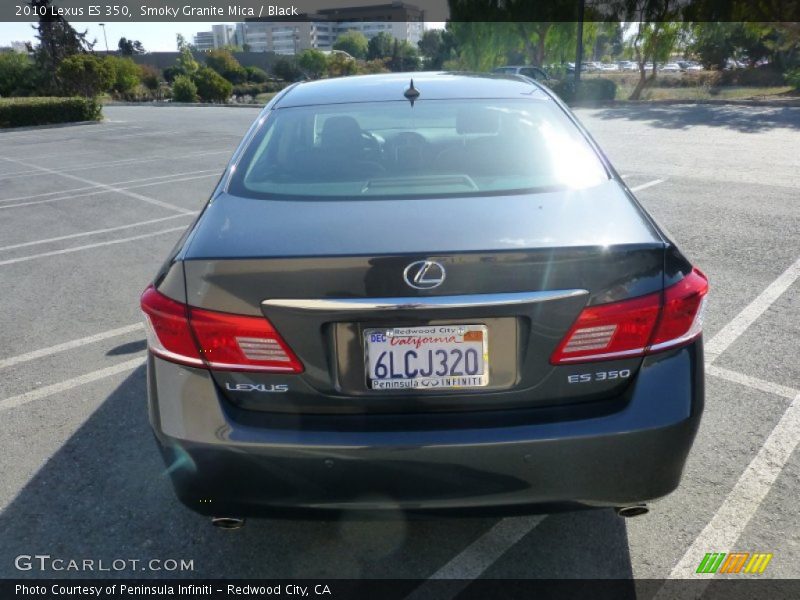 Smoky Granite Mica / Black 2010 Lexus ES 350