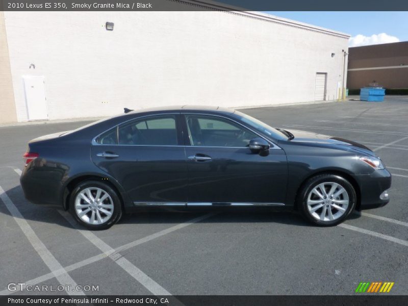 Smoky Granite Mica / Black 2010 Lexus ES 350