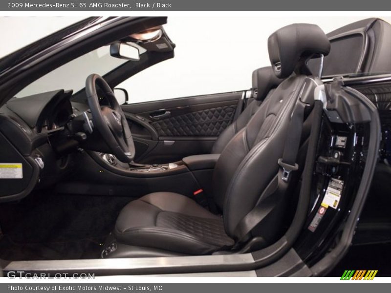  2009 SL 65 AMG Roadster Black Interior