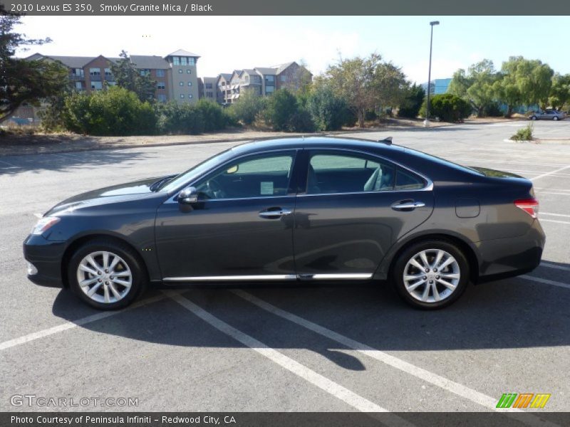 Smoky Granite Mica / Black 2010 Lexus ES 350