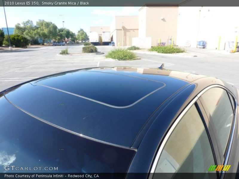 Smoky Granite Mica / Black 2010 Lexus ES 350