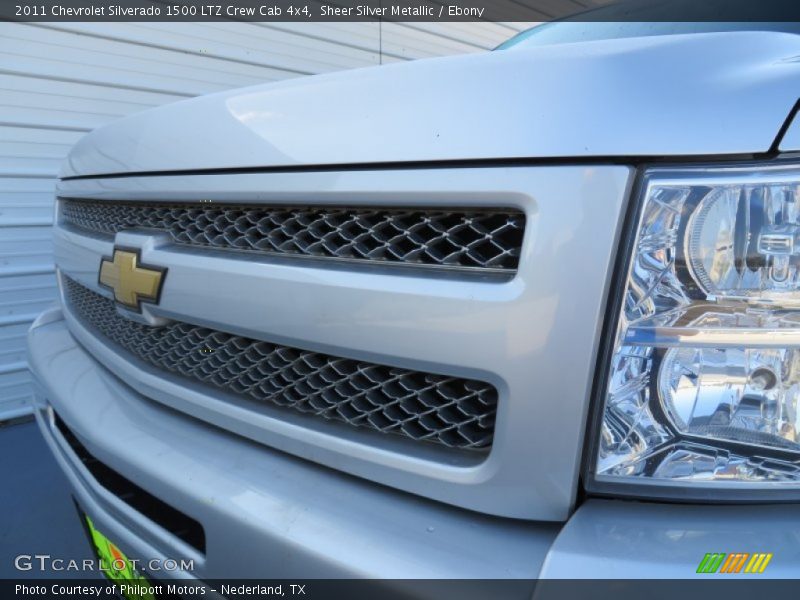 Sheer Silver Metallic / Ebony 2011 Chevrolet Silverado 1500 LTZ Crew Cab 4x4