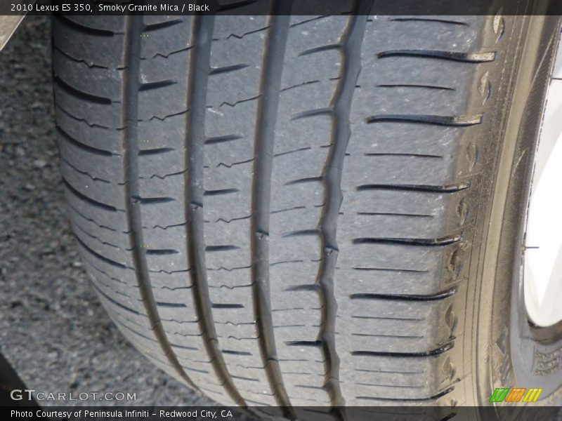 Smoky Granite Mica / Black 2010 Lexus ES 350