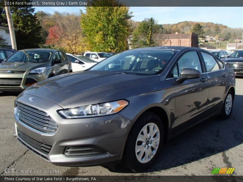Sterling Gray / Earth Gray 2014 Ford Fusion S