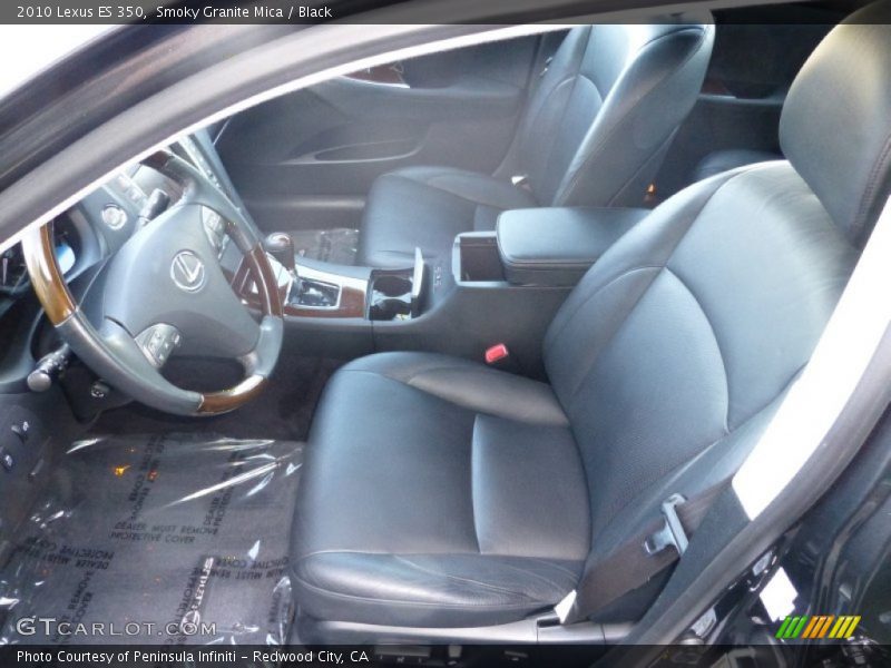 Smoky Granite Mica / Black 2010 Lexus ES 350